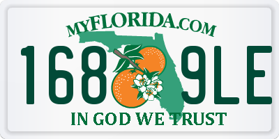 FL license plate 1689LE