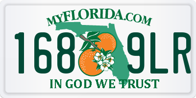 FL license plate 1689LR