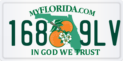 FL license plate 1689LV