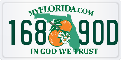 FL license plate 1689OD