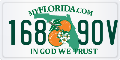 FL license plate 1689OV