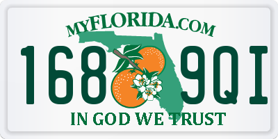 FL license plate 1689QI