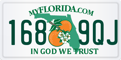 FL license plate 1689QJ