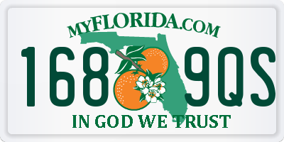FL license plate 1689QS