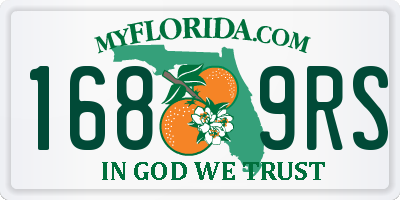 FL license plate 1689RS