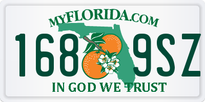 FL license plate 1689SZ