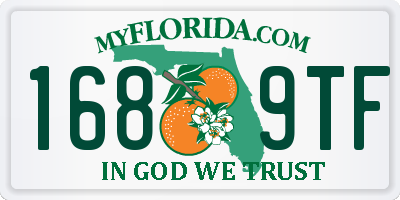 FL license plate 1689TF