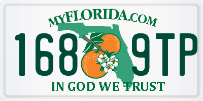 FL license plate 1689TP