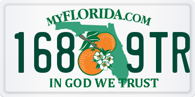 FL license plate 1689TR