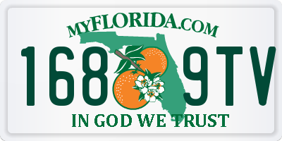 FL license plate 1689TV