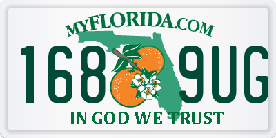 FL license plate 1689UG