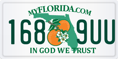 FL license plate 1689UU