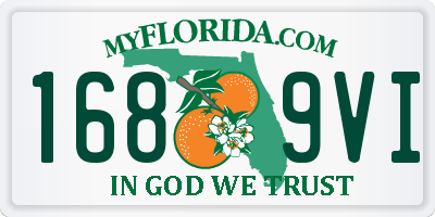 FL license plate 1689VI