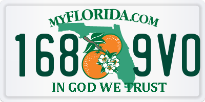 FL license plate 1689VO