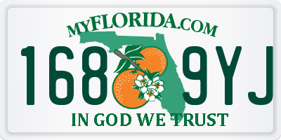 FL license plate 1689YJ