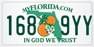FL license plate 1689YY