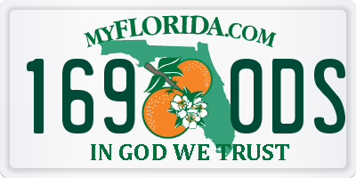 FL license plate 1690DS