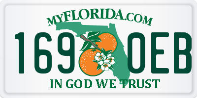 FL license plate 1690EB