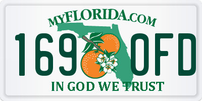 FL license plate 1690FD