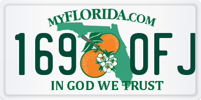 FL license plate 1690FJ