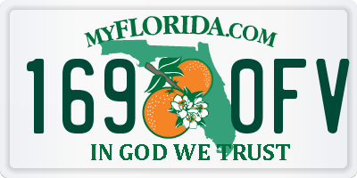 FL license plate 1690FV