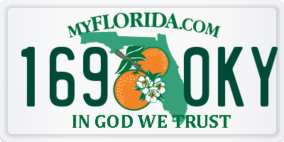 FL license plate 1690KY