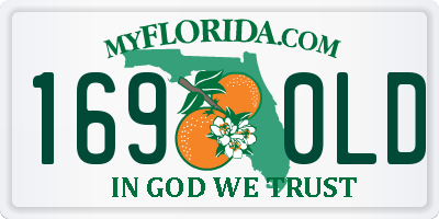 FL license plate 1690LD