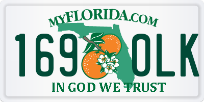 FL license plate 1690LK