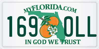 FL license plate 1690LL