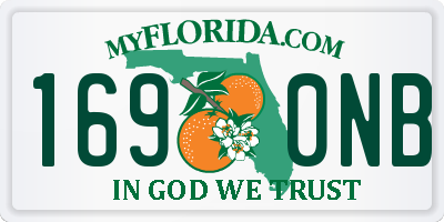 FL license plate 1690NB