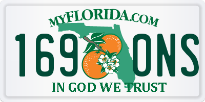 FL license plate 1690NS