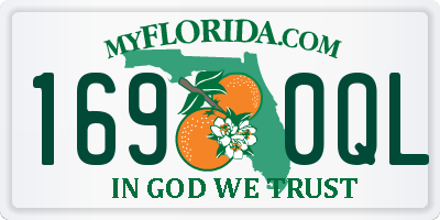 FL license plate 1690QL