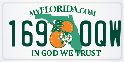 FL license plate 1690QW