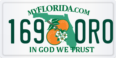 FL license plate 1690RO