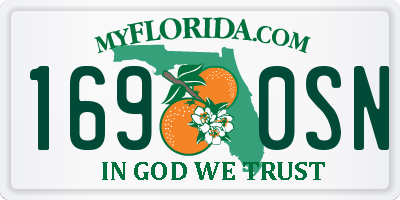 FL license plate 1690SN