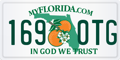 FL license plate 1690TG