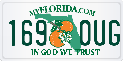 FL license plate 1690UG