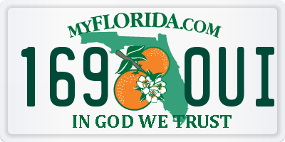 FL license plate 1690UI
