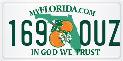 FL license plate 1690UZ
