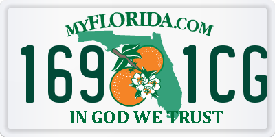 FL license plate 1691CG