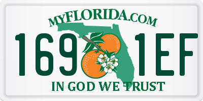 FL license plate 1691EF