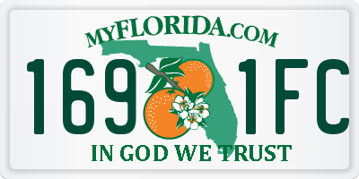 FL license plate 1691FC