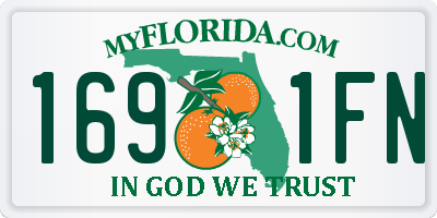 FL license plate 1691FN