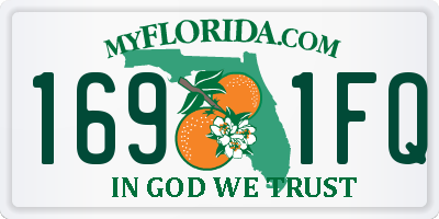 FL license plate 1691FQ