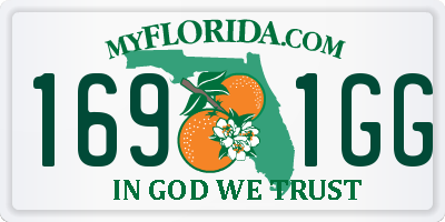 FL license plate 1691GG