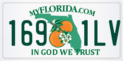 FL license plate 1691LV