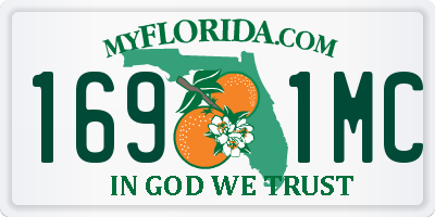 FL license plate 1691MC