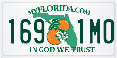 FL license plate 1691MO