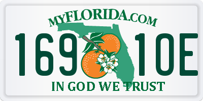 FL license plate 1691OE