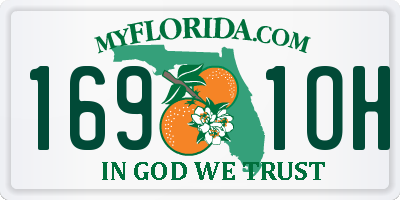 FL license plate 1691OH